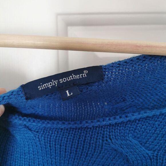 Simply Southern knit sweater size L - Picture 5 of 6